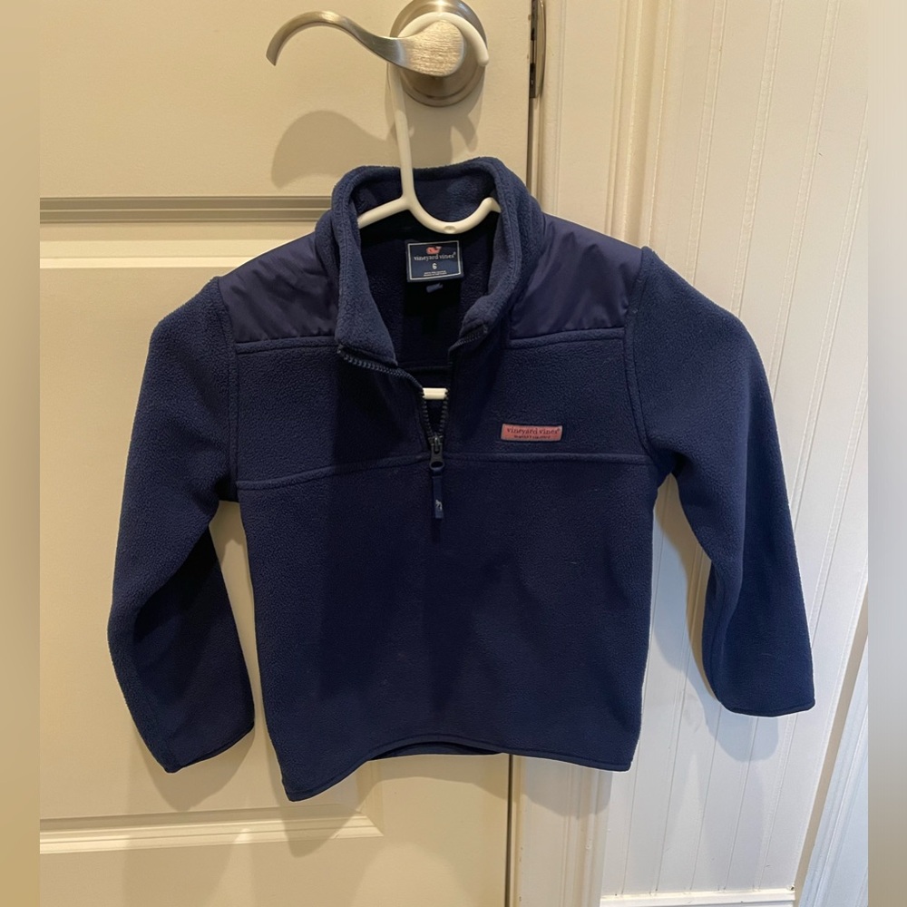 Boys Vineyard Vines Fleece Quarter zip